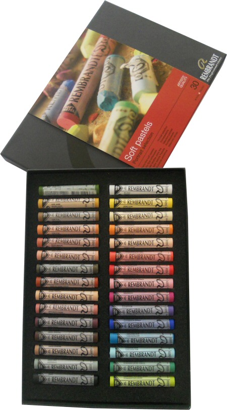 Rembrandt Soft Pastel Set. Set of 30 Portrait Pastels